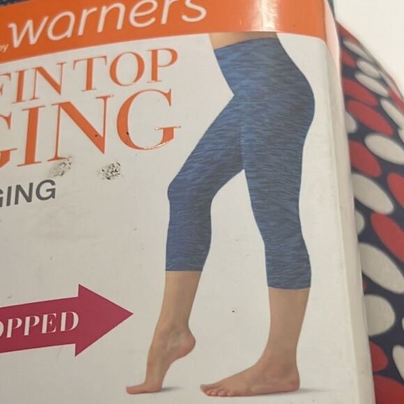 BLISSFUL BENEFITS BY WARNER’S NO MUFFIN TO LEGGING SEAMLESS, CROPPED SZ 2X 3X. - Picture 3 of 6
